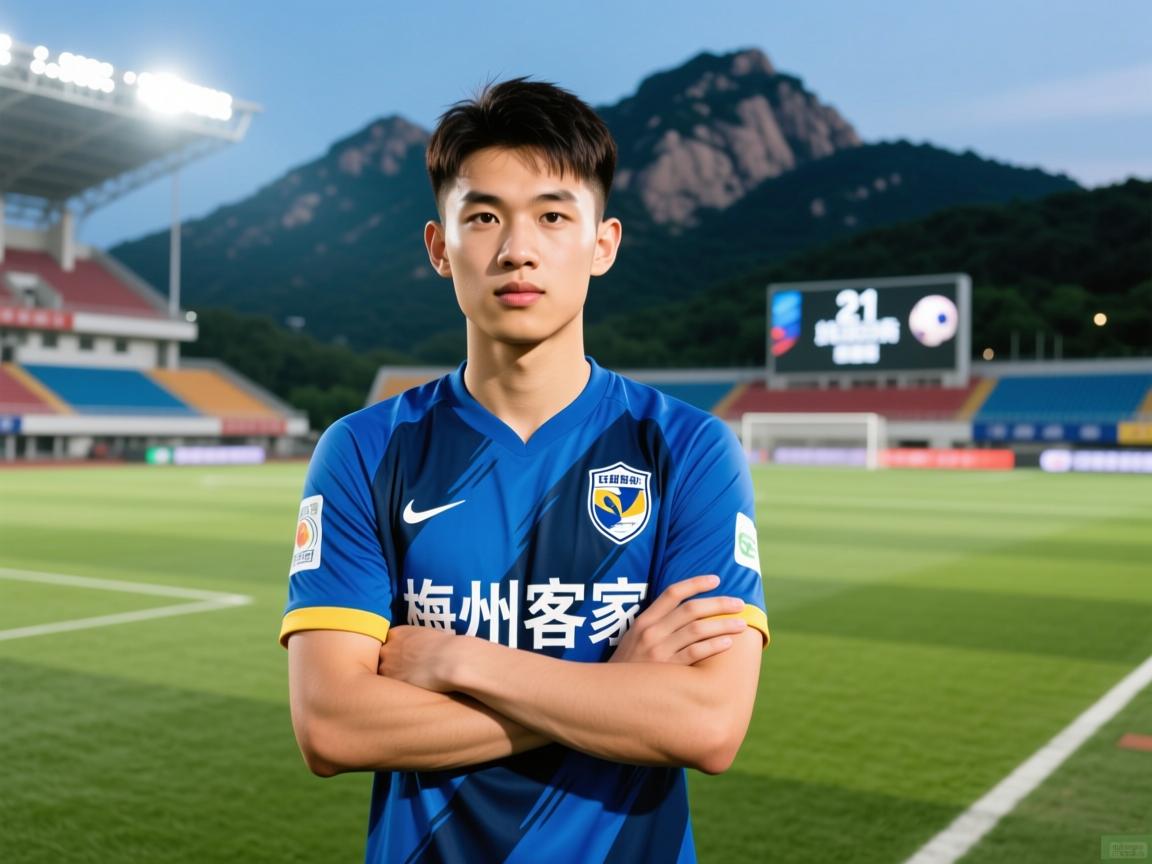 山东泰山21岁后卫杨瑞琦租借加盟梅州客家的简单介绍 第1张