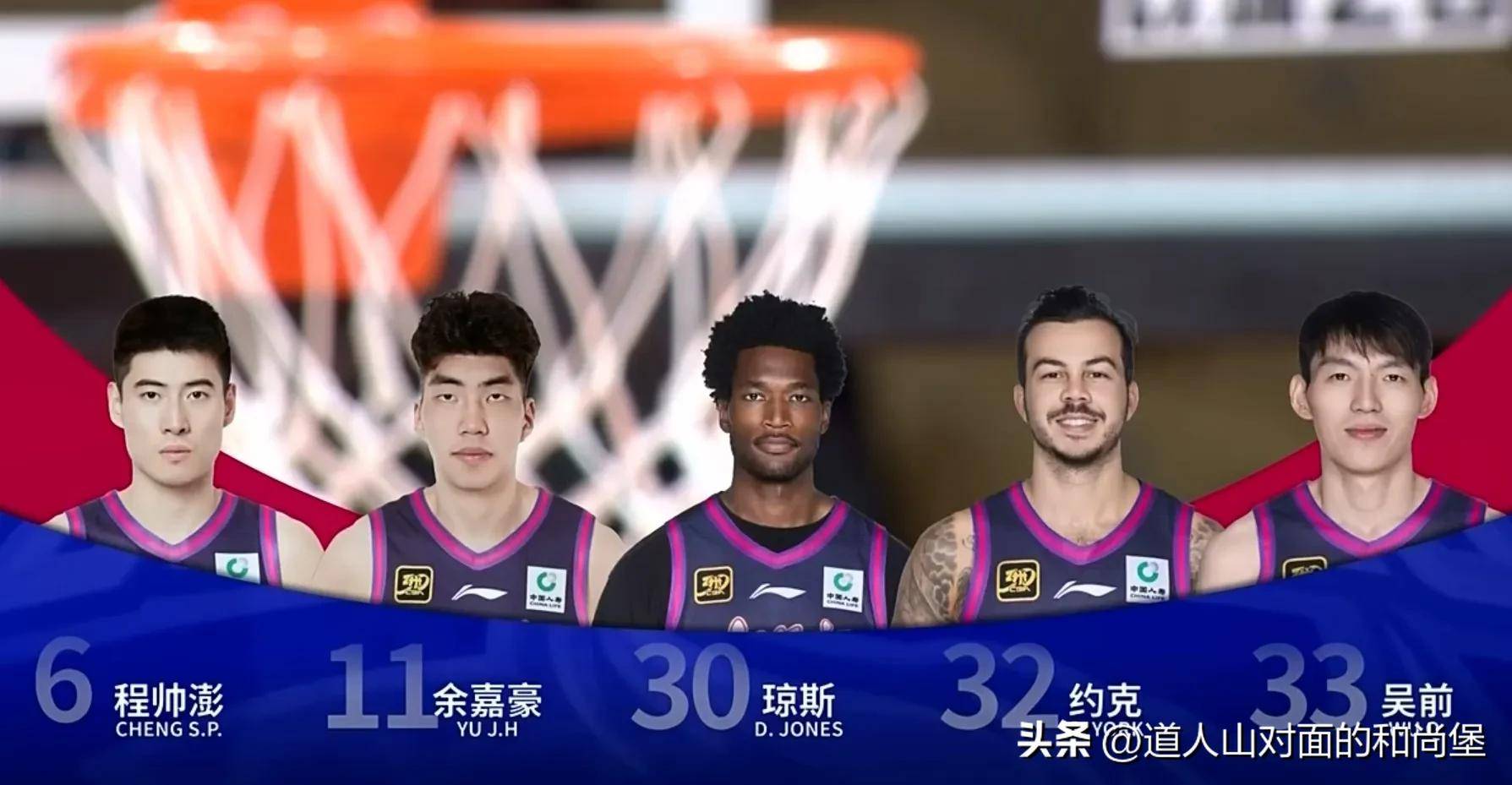 约克38+9浙江大胜宁波高诗岩11+11山东胜吉林